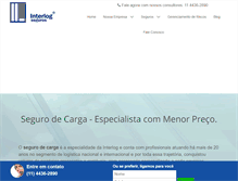 Tablet Screenshot of interlogseguros.com.br